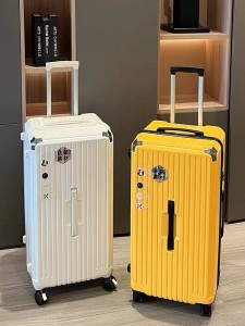 超大容量彈簧減震和煞車輪行李箱
